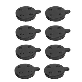 Pastilla de freno para scooter, 4 pares de pastillas de freno de disco semimetálicas de cobre rojo de repuesto para scooter eléctrico de 10 pulgadas