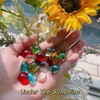 KINGOU 50 pcs Replacement Mancala Stones Mixed Colored Flat Glass