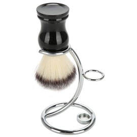 Shaving Brush Stand, Safety Razor Stand Shaver Stand Stainless Steel Razor Holder Stand Organizer Portable Curved Shaving Accessories Gift for Men Home Use Hotel Barber BathroomShower Room