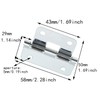 Take-Apart Hinge SQXBK 4PCS Silver Take Apart Hinges, Lift Off