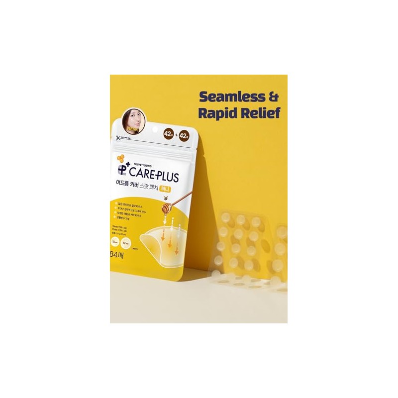 OLIVE YOUNG Care Plus Spot Patch | Parche coreano hidrocoloide
