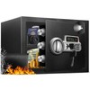 Fdsutvit Safe Box 1.5 Cu Ft, Steel Security with Fireproof