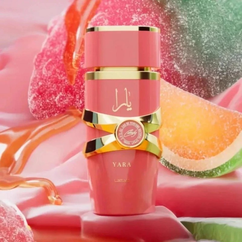 Lattafa (Bundle Pack) Asad Bourbon + Yara Candy Perfume 3.4oz