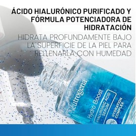 Neutrogena - Suero Hydro Boost con ácido hialurónico y con un compuesto hidratante al 17 %, suero facial ligero de ácido hialurónico para uso diario, 
