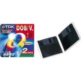 TDK 3.5" Floppy Disc DOS/V Format 2-Pack [MF2HD-BMX2PS]