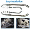 JZAHYUK Snowmobile Ice Scratchers Kit Compatible with Reverse and Non-Reverse
