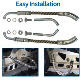 JZAHYUK Snowmobile Ice Scratchers Kit Compatible with Reverse and Non-Reverse Gear Equipped Snowmobiles Equipped Snowmobiles Track Heights 2-1/2" 2Pcs