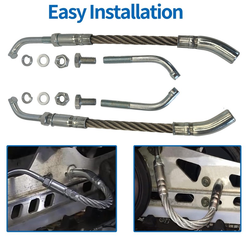 JZAHYUK Snowmobile Ice Scratchers Kit Compatible with Reverse and Non-Reverse