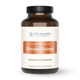 The Wellness Company Elevated Energy | 120 Capsules (2 Month Supply) | Natural Energy Booster with Herbal Extracts | Non-GMO, Vegan, Gluten Free