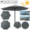 LUSCHEER Replacement Parasol Canopy Waterproof, Parasol Replacement Canopy Cover Patio