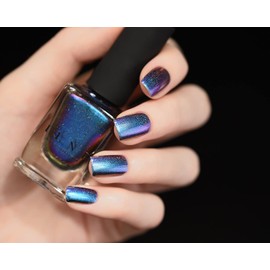 ILNP Birefringence (H) - Blue, Purple, Red, Orange, Yellow, Green Color Shifting Ultra Chrome Holographic Nail Polish