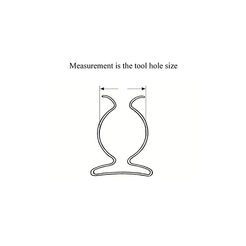 10 x 9mm Tool Spring Terry Clips Heavy Duty Storage/Shed