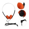 TEHAUX Lightweight Retro Ear Headphones for Students with Adjustable Headband