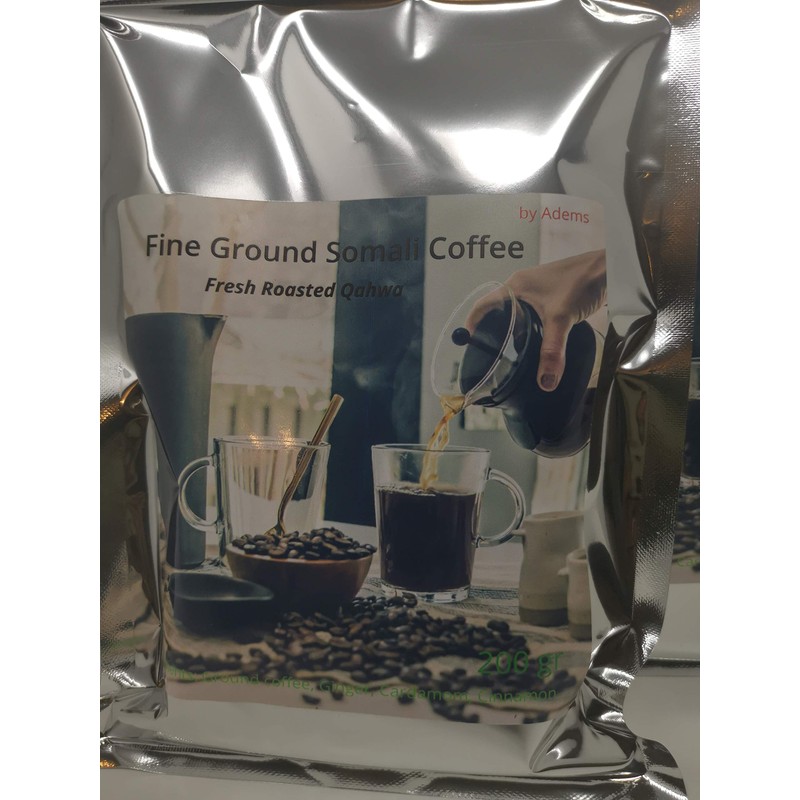 Adems Ground Somali coffee with ginger/Qahwa Somali or kahwa traditional