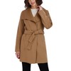 Tahari Women's Double-Faced Luxury Soft Blend Peacoat-Wrap Wool Coat with