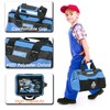 REXBETI 10-Piece Kids Tool Set with Real Hand Tools, Blue