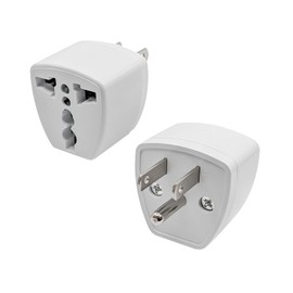Cellet Universal Travel Adapter: Seamless Plug Conversion for International Travelers AC Wall Power Adapter to Convert China, UK, AU, EU & Other Plugs to US Plug (2PACK) (TYPE-B (US, CANADA & MEXICO))