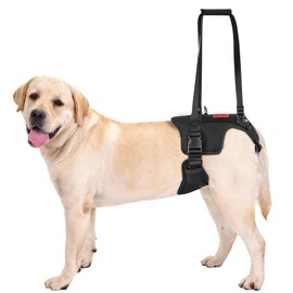OneTigris Dog Lift Harness Dog Sling for Large Dogs Hind Leg Support Victus Support Harness for Rear Back Legs Helps, Hip & Back Leg Joint Injury Assistant Vest for Medium Dog Hind Leg Recovery
