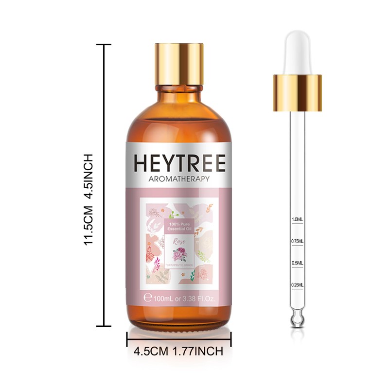 HEYTREE Rose Essential Oil 100ml Natural Rose Essential Oils Perfect