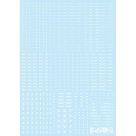 Haikyu Parts RB03-144OWH 1/144 RB03 Cotion Decal, One Color White, 1 Piece, Plastic Model Decal