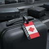 Didiseaon Luggage Labels for Suitcases - 2 Pack Canadian Flag