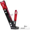 Motorcycle Kickstand Adjustable Tripod Holder Foot Side Stand for Motorcycle(Red)