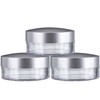 Hotop 3 Pieces 50 ml Plastic Empty Powder Case Face