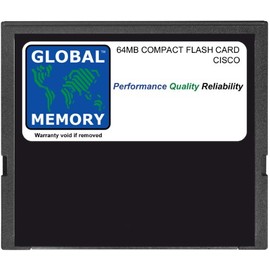 64MB COMPACT FLASH CARD MEMORY FOR CISCO 3725 ROUTER (MEM3725 – 64GB CF)