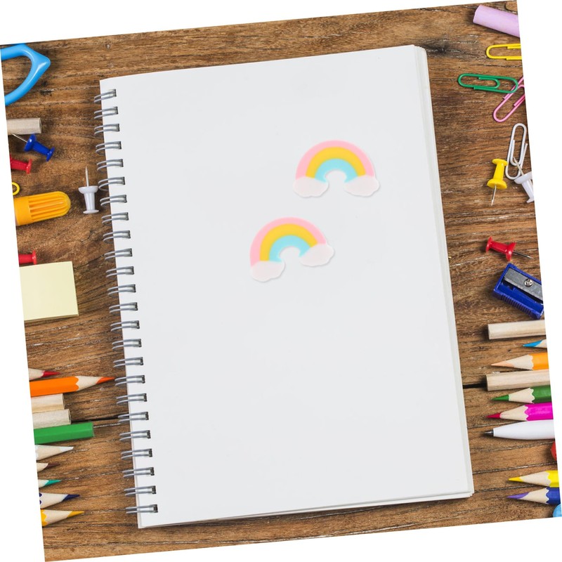 SEWACC 50pcs Rainbow Erasers Mini Erasers for Bulk Erasers Pencil