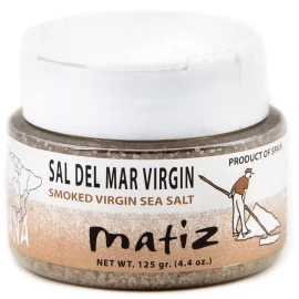 Matiz (2 Pack) Matiz Smoked Spanish Spain Virgin Sea Salt 4.4 oz.