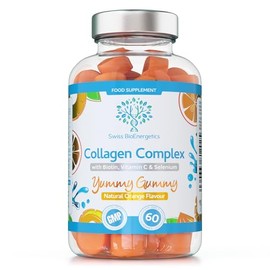 Collagen Complex Natural Orange Flavour Chewable Gummies