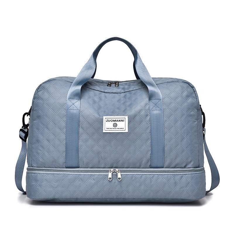 Lightweight Large Capacity Duffle Bag, Stylish Argyle Design, Perfect Carry