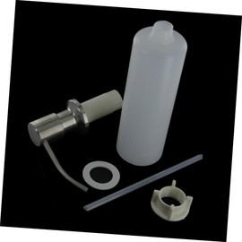 SHOWERORO 300ml Liquid Soap Dispenser Shampoo Lotion Pump Stainless Steel for Kitchen Bathroom