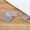 Tahikem 8 Pcs Plastic Clear Table Shims, Level Wedge Shims