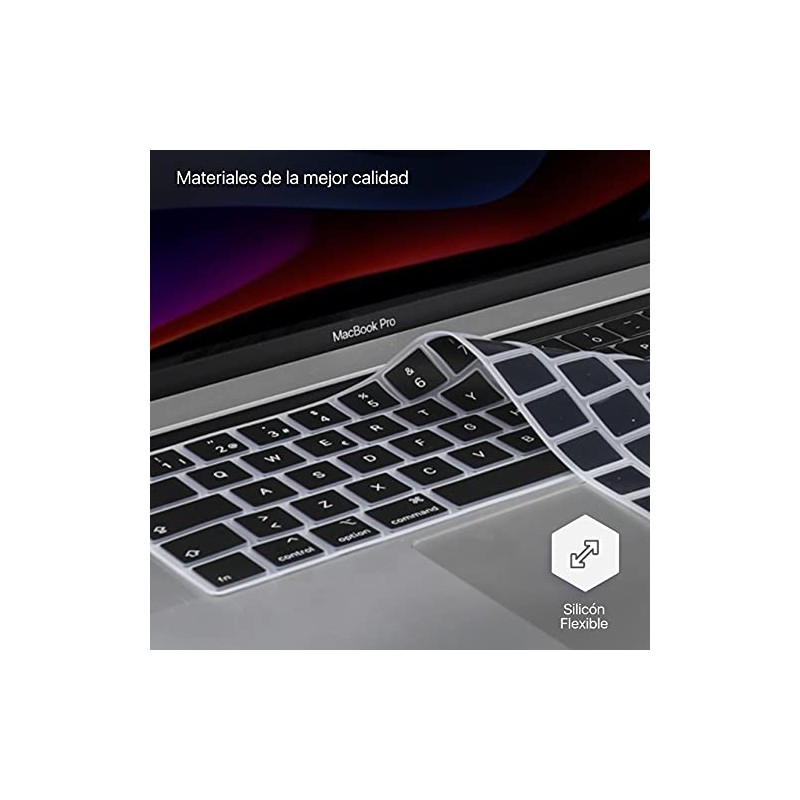 Lenfech Cubre Teclado en espaol - Protector de Teclado Compatible
