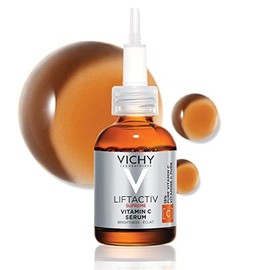 Serum Anti-Oxidante Vitamina C Vichy Liftactiv Supreme 20 ml + protector solar facial fluido anti edad con vitamina e capital soleil uv-age fps50+ 40ml