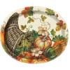 Unique 77098 Harvest Pumpkins Fall Oval Paper Plates, 8ct