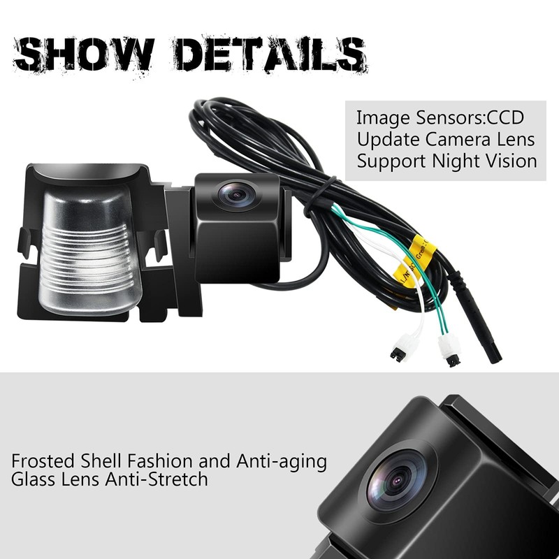 RED WOLF Aftermarket Backup Camera for Jeep Wrangler JK 2007-2018