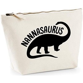 Hippowarehouse Nannasaurus printed make up cosmetic wash bag 18x19x9cm