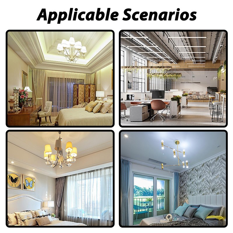 12Pcs Fluorescent Light Starter, 4-65W Starter for Fluorescent Light, 220-240V