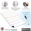 TMS A4 Magnetic Weekly Planner for Fridge, Whiteboard Planner Fridge