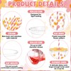 50 Sets 12oz Groovy Daisy Disposable Cups Set