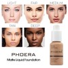 2Pcs Liquid Foundation Full Coverage 24HR Matte Oil Control Concealer