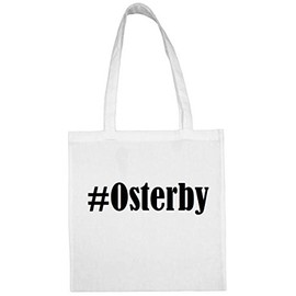 Reifen-Markt Tasche #Osterby Größe 38x42 Farbe Weiss Druck Schwarz