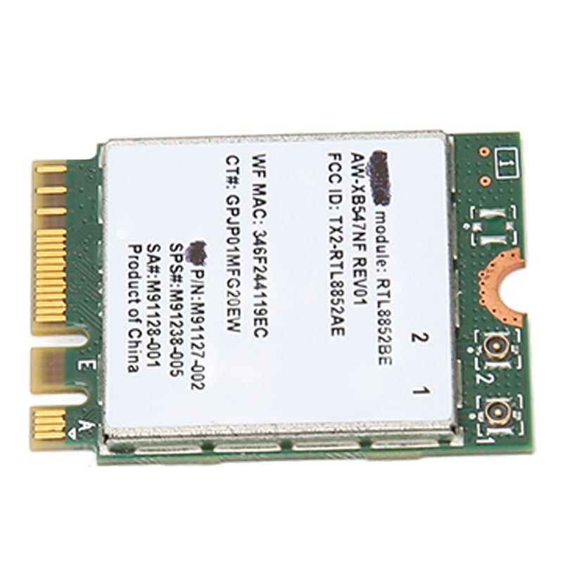 RTL8852BE Network Card 2.4G 5G Dual Band 1800Mbps Bluetooth 5.2