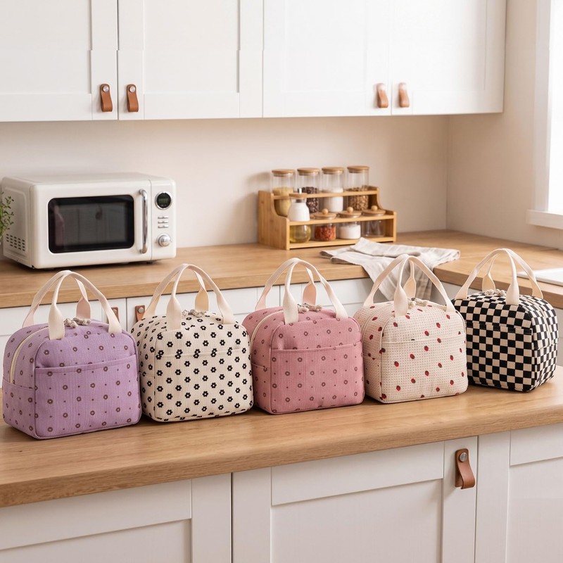 Arae Lunch Bags for Women Reusable - Large Insulated Lunch