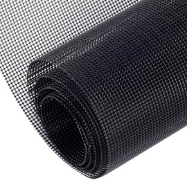 AggAuto 47in x 16in Stainless Steel Car Grill Mesh Screen, PVC Coated 304 Stainless Steel Wire Mesh for Car Grille Vent, Cabinets, Security Guard Mesh