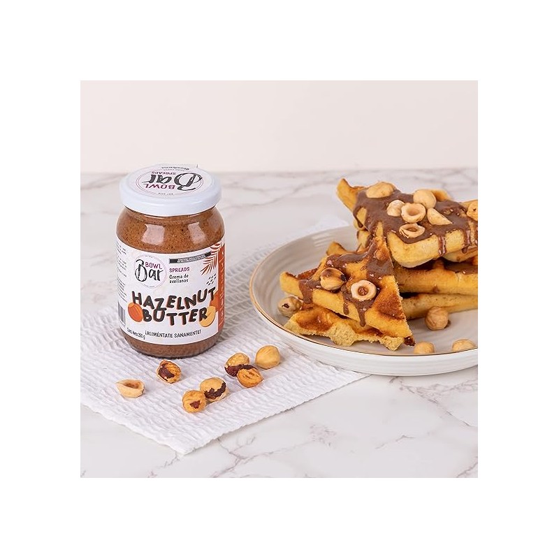 BOWL BAR | Untable De Avellanas 100% natural, vegano, Keto,