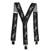 Olata Braces/Suspenders for All Ages, Y-Shape with Guitar Design. Adult,