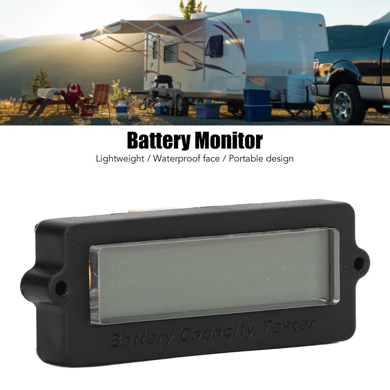 Blue Display Lithium Battery Power Indicator Multifunctional Realtime Monitoring Battery